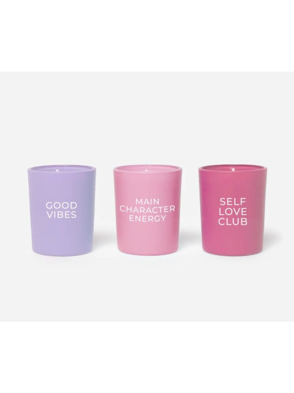 Jill & Ally Carpe Diem - Crystal Candle Votive Trio GIFT BOX NIB